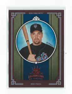 2005 Diamond Kings Framed Red #145 Mike Piazza Mets - Picture 1 of 1
