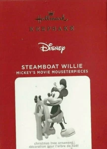 Hallmark Keepsake 2021 Disney Steamboat Willie Mickey's Movie Mousterpieces NEW - Picture 1 of 2