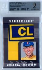 2008 SPORTKINGS SUPER BOX MEMORABILIA 1/1 GAME RELIC #68 LANCE ARMSTRONG BGS 9