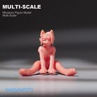 1/64 Sit Cat Girl Scene Props Miniatures Figures Model For Cars Vehicle Toys
