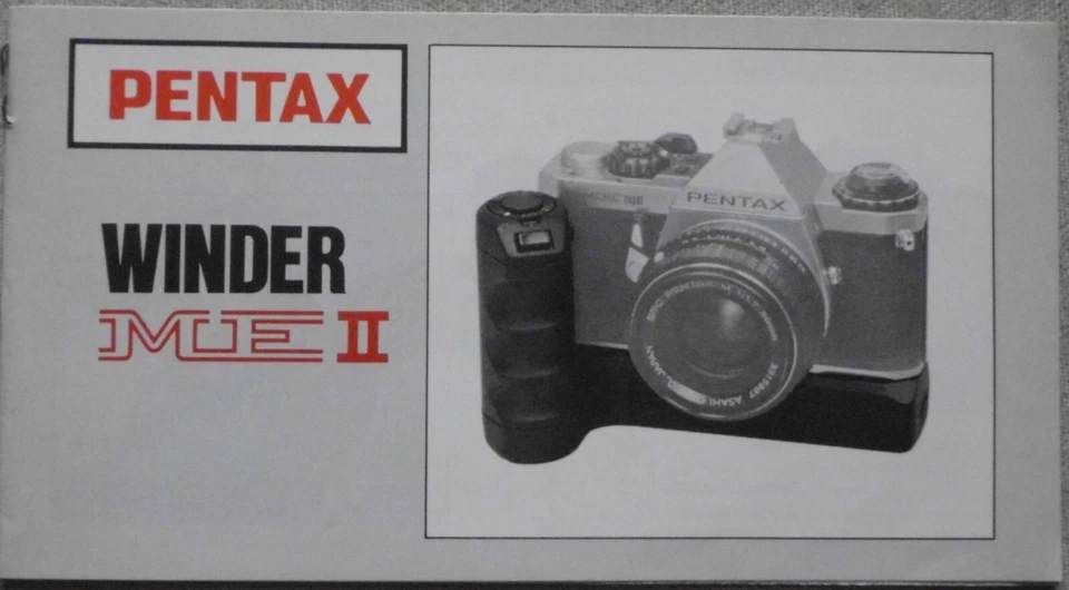 Pentax, Winder ME II, Gebrauchsanweisung. - Image 1 of 1