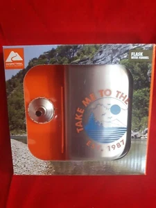 Ozark Trail Flasche mit Trichter, 7,5 Unzen Edelstahl mit aufgesetztem Schraubverschluss - Bild 1 von 1