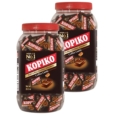 Kopiko Coffee Candy 28.21 oz Jar Hard Coffee Candy 2pk by US SELLER - Image 1 of 4