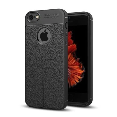 Apple IPHONE 6/6s Plus Custodia Cover per Cellulare Protezione Astuccio Nera Da - Immagine 1 di 4