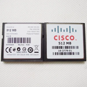 512 Mo carte mémoire Cisco CF Compact Flash CF pour industriel - Photo 1 sur 1