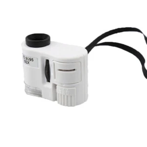 60x Mini LED Luz UV Joyería Lupa Clip Teléfono Microscopio Estampillas - Imagen 1 de 7