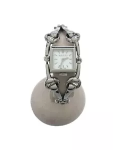 GUCCI Women's Watch Analog White Silver YA116307 Used - Picture 1 of 6