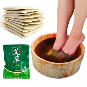 (Wormwood)6gX 30 Bags Natural Plants Foot Bath Powder Dispel Coldness Foot- J2I7 - Picture 1 of 12