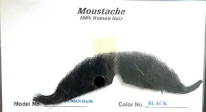 MOUSTACHE FOR STAGE / PLAY HUMAN HAIR VICTORIAN GENTLEMAN -cosplay, re-enactor - Picture 1 of 1