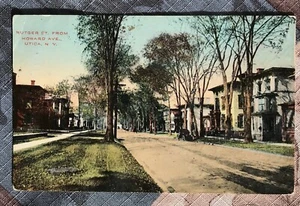 Rutger St, From Howard Ave., Utica, NY postally used 1913 - Picture 1 of 2