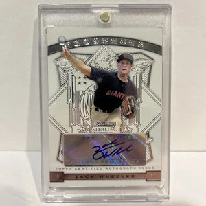 Zack Wheeler 2009 TOPPS Bowman Sterling Prospects Autographed Card - Picture 1 of 2