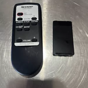 Telecomando videocamera Sharp G0072TA originale OEM testato funziona nero wireless - Foto 1 di 6
