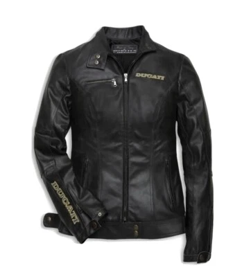 Chaqueta de cuero para mujer Ducati Monster 20 aniversario - M Foto 1 de 4