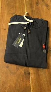 Polo Ralph Lauren Logo Full Zip Kapuzenjacke Navy - Größe XL - Bild 1 von 11
