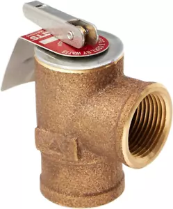 Watts 0342691 30 PSI Pressure Relief Valve, Bronze, 3/4" 335 M2-030 - Picture 1 of 12
