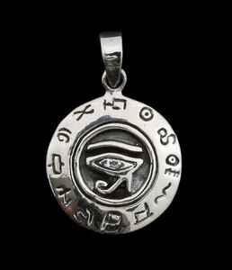 Pendentif Oeil d' Horus Oudjat Egypte en Argent 925 - 4 gr. # K57 6916 - Picture 1 of 1