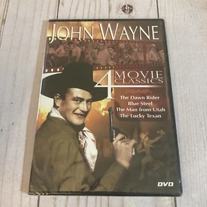 John Wayne 4 movie DVD Dawn Rider Blue Steel Lucky Texan Man from Utah classics - Picture 1 of 2