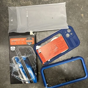 Waterproof Case for iPhone 13 14 Built in Screen Protector - Picture 1 of 6