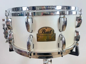 PEARL Dennis Chambers Signature Snare Drum 2000s DC2194 Maple 6,5x 14 White Opal - Bild 1 von 9