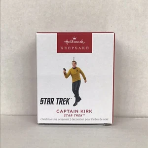CAPTAIN KIRK ~ STAR TREK ~ MINIATURA ~ 2023 Adorno de recuerdo distintivo - Imagen 1 de 2