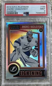 2014 OPC PLATINUM RAINBOW ANDREI VASILEVSKIY RC PSA 9 - Picture 1 of 2