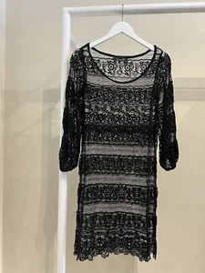 Isabel Marant Crocheted Black Dress - Size 1 - Picture 1 of 5