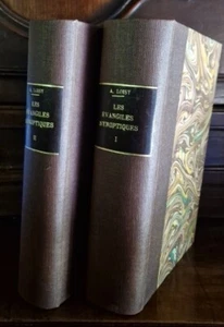 LES ÉVANGILES SYNOPTIQUES. 2 VOLUMES. ALFRED LOISY. ÉDITION ORIGINALE. 1907 - Picture 1 of 9