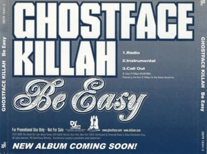 Ghostface Killah - Be Easy CD Promo Single - Wu tang - Picture 1 of 3