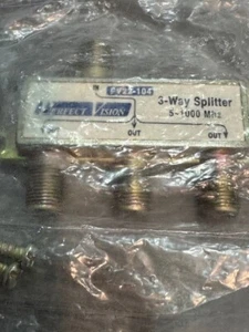 Perfect Vision 3-Way Splitter Non Power Passing 5-1000 Mhz (PV22104) - Picture 1 of 2