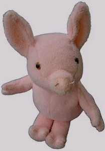 Eden Toys Pink Pig Plush 16"  Vintage Stuffed Animal Beatrix Potter Lovey USA - Picture 1 of 8