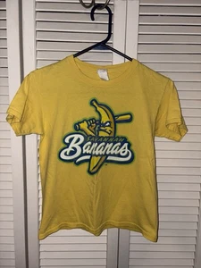 SAVANNAH BANANEN BASEBALL GILDAN GELB T-SHIRT JUGEND S KOSTENLOSER VERSAND - Bild 1 von 3