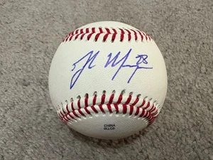 TAMPA BAY RAYS MISSISSIPPI STATE ST. BULLDOGS JAKE MANGUM SIGNIERT BASEBALL COA - Bild 1 von 3