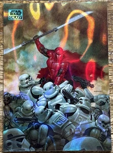 2024 Topps Cromo Star Wars Galaxia The Crimson Crusader Aqua Lava/175 #40 - Imagen 1 de 3