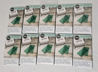 Huge Lot Sizzix 10 Sidekick Cutting Pads Aqua for Thin Metal Dies 661769 NEW! - Image 1 of 4