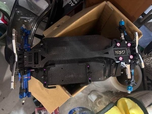 Shibata GRK Global RC Car Body with Optional Parts Drift Touring Chassis - Picture 1 of 7