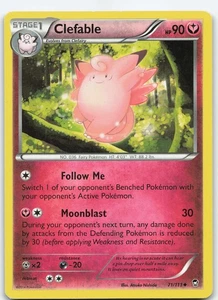 Clefable 71/111 XY - Puños Furiosos Poco Comunes Normal MP Pokémon Juego de Cartas Coleccionables - Imagen 1 de 2