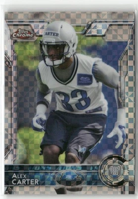 2015 Topps Chrome - Rookies Alex Carter #161 (RC)  X-fractor - Image 1 of 2