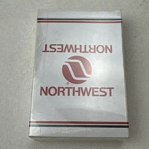 Vintage Northwest Airlines Playing Cards Deck Sealed Aviation Collectible - Picture 1 of 6
