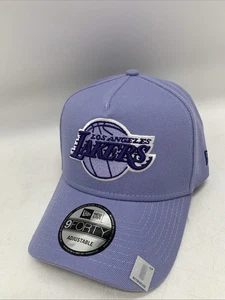 New Era Los Angeles Lakers 9Forty The League Purple Adjustable Strap Hat Cap - Picture 1 of 10