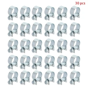 New 14mm -16mm 3/8" Fuel Injection Hose Clamp / Auto Fuel Clamps 30 Pack - Picture 1 of 12