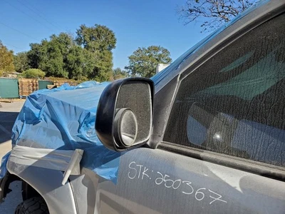 Espelho de porta esquerda usado serve: 2008 Toyota Tacoma Power L. preto fosco esquerdo grau A - Imagem 1 de 4