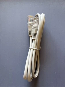 Grey Network Ethernet RJ45 Cat5E-CCA UTP PATCH 26AWG Cable Lead 1 Metre - Afbeelding 1 van 1