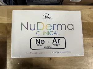 Pure Daily Care NuDerma Clinical Ne+Ar Skin Therapy Wand w 6 Fusion Applicators - Picture 1 of 1