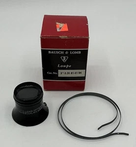 1 Vtg BAUSCH & LOMB Loupe with Head Band 3.3x 3” 81-41-72 Watchmaker Jeweler USA - Picture 1 of 7