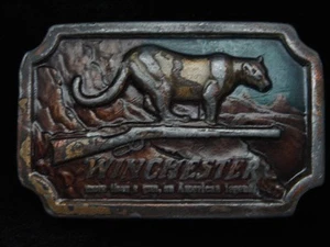 PL11134 VINTAGE 1976 **WINCHESTER MORE THAN A GUN, AN AMERICAN LEGEND** BUCKLE - Picture 1 of 2