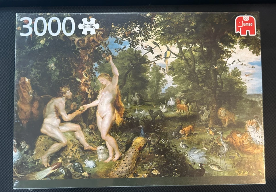 Raro puzzle Jumbo 3000 pezzi | Il giardino dell'Eden Rubens e Brueghel - Immagine 1 di 2
