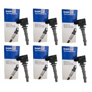 6 pcs OEM Delphi Ignition Coils A2729060060 For Mercedes Benz C230 2007-2014 - Picture 1 of 5