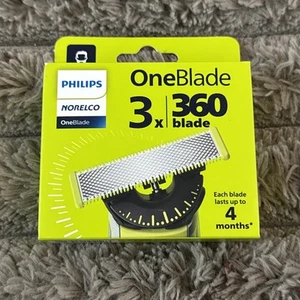 Philips Norelco OneBlade 360 Blade Replacement 3X Pack NEW SEALED - Picture 1 of 3