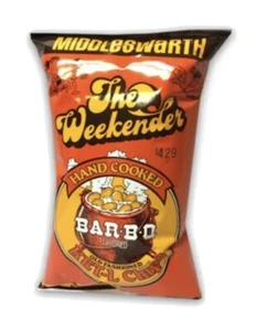 Middleswarth Potato Chips Ket-L Barbeque 9oz chips 2 pack - Picture 1 of 1