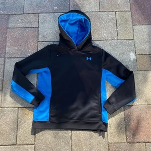 Suéter con Capucha Under Armour Negro y Azul Juvenil Mediano - Imagen 1 de 10